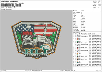 Hli Text 01 Embroidery Machine Design File 6 sizes