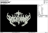 Hocytext Embroidery File 6 sizes