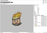 Home Alone Fire Embroidery File 5 sizes