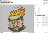 Home Alone Fire Embroidery File 5 sizes