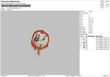 Ghost Ice 02 Embroidery File 6 sizes