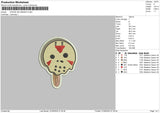 Ghost Ice 03 Embroidery File 6 sizes