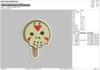 Ghost Ice 03 Embroidery File 6 sizes