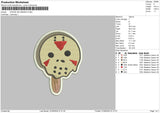 Ghost Ice 03 Embroidery File 6 sizes