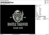 Hostiletext Embroidery File 6 sizes