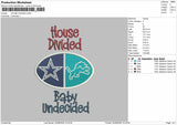 House Text 0406 Embroidery Machine Design File 6 sizes