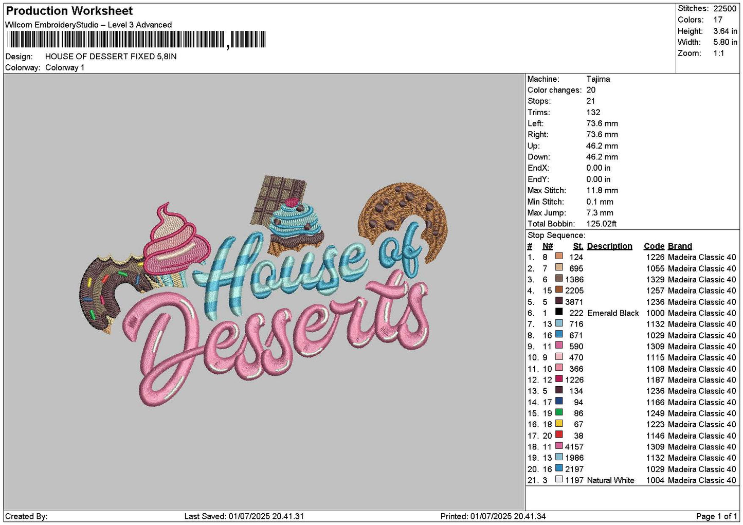Housetext 2106 Embroidery File 6 sizes