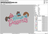 Housetext 2106 Embroidery File 6 sizes