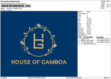 Housetext 2404 Embroidery File 6 sizes