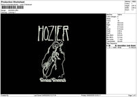Hoziertext Embroidery File 6 sizes