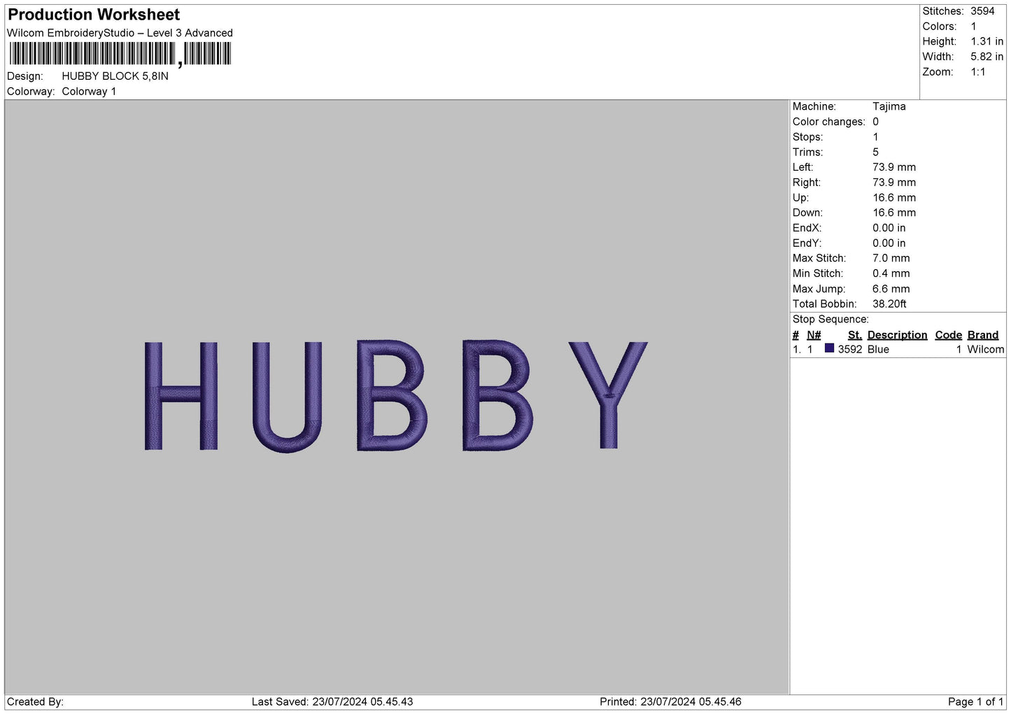 Hubby Wifey Text01 Embroidery 2 Files