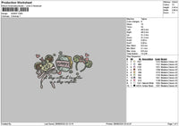 Honey2808 Embroidery File 6 sizes