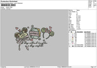 Honey2808 Embroidery File 6 sizes