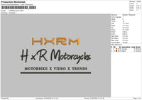 Motorcycletext V1 V2 Embroidery 2 Files