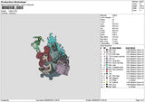 Hades2909 Embroidery File 6 sizes