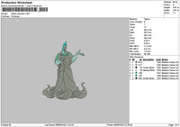 Hades 01 Embroidery File 6 sizes