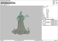 Hades 01 Embroidery File 6 sizes