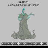 Hades 01 Embroidery File 6 sizes