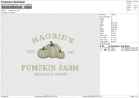 Hagrids V2 Embroidery File 6 size