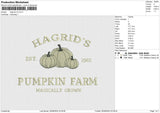 Hagrids V2 Embroidery File 6 size