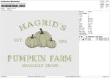 Hagrids V2 Embroidery File 6 size