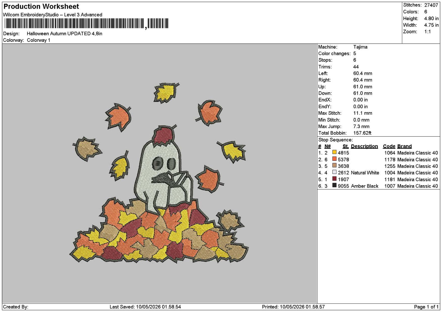 Autumn2107a Embroidery File 6 sizes