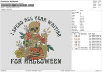 Halloween Season V2 Embroidery File 6 sizes