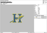 Hlogo 2508 Embroidery File 6 sizes