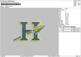 Hlogo 2508 Embroidery File 6 sizes