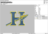 Hlogo 2508 Embroidery File 6 sizes
