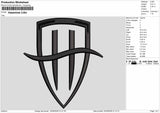 Logo 0206 Embroidery Machine Design File 6 sizes