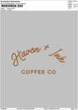 Haventext Embroidery File 6 sizes