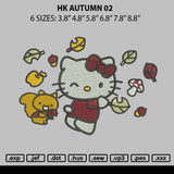 Hk Autumn 02 Embroidery File 6 sizes