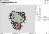 Kitty Chain Embroidery File 6 sizes