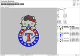 Hk Texas Embroidery File 6 sizes