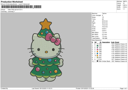 Hk Spurce Embroidery File 6 sizes