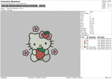 Kitty Berry V2 Embroidery File 6 sizes