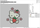 Kitty Berry V2 Embroidery File 6 sizes