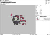 Hk Scream Embroidery File 6 sizes