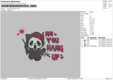 Hk Scream Embroidery File 6 sizes