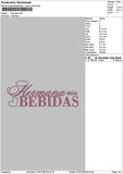 Hermanatext Embroidery File 6 sizes