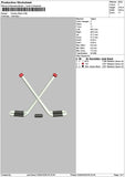 Hockey Sticks Embroidery File 6 sizes