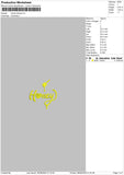 Honey Sleeve Embroidery File 6 sizes