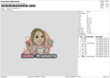 Chocolate Embroidery File 6 sizes