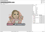 Chocolate Embroidery File 6 sizes