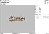 Houstontext 0506 Embroidery File 6 sizes