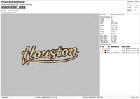 Houstontext 0506 Embroidery File 6 sizes