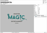 Magic Entertainment Embroidery Design. 3 Files - Multiple Size