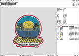 Balancetext 0112 Embroidery File 6 sizes