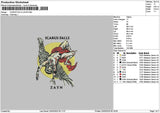 Icarustext Embroidery File 6 sizes